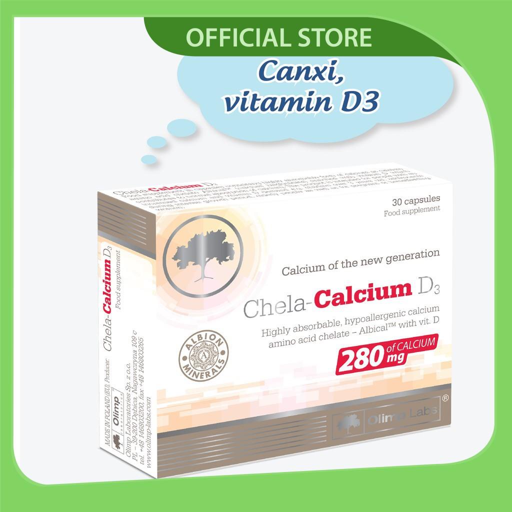 Chela-Calcium D3 – Canxi cho bà bầu, bổ sung canxi và vitamin D3 cho mẹ mang t