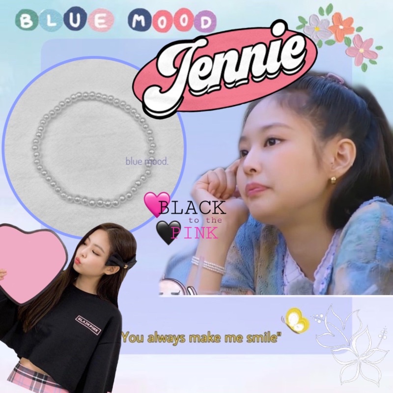 Vòng tay handmade hạt cườm Inspired Jennie Kim BP