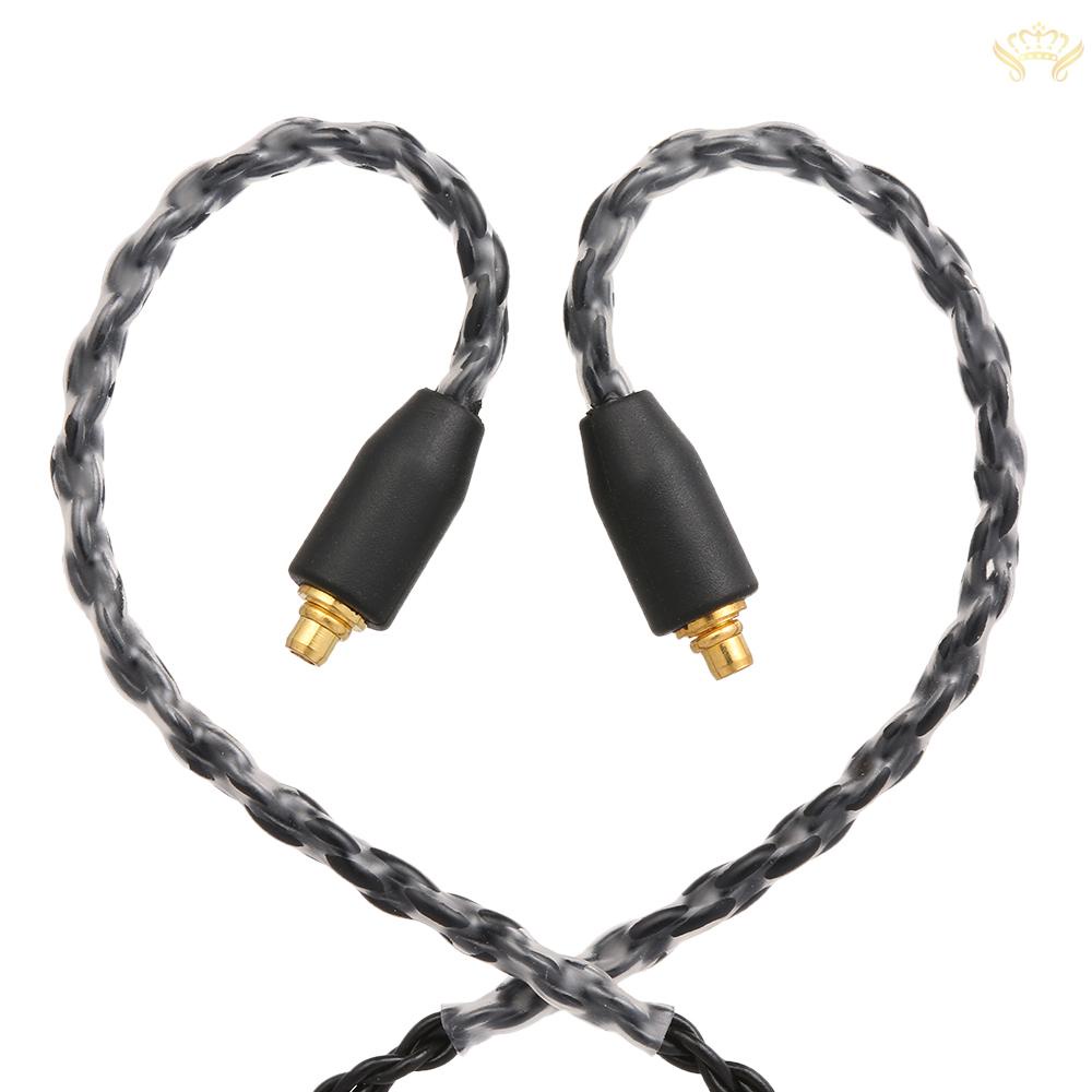 Dây Cáp Nối Tai Nghe MMCX 3.5mm Có Thể Tháo Rời Kèm Mic Cho Shure SE535 SE846 UE900