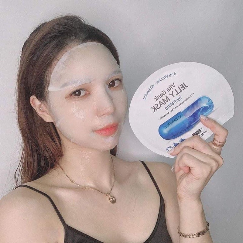 Mặt nạ giấy BANOBAGI Vitamin Vita Genic Jelly Mask chính hãng Hàn Quốc 30ml đủ màu - Tiệm Nhà Ngọc