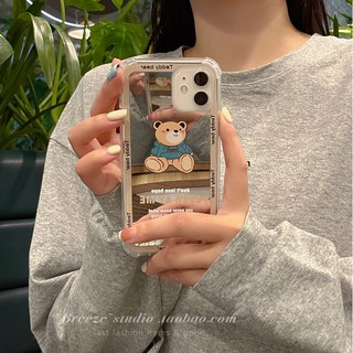 (ORDER TAOBAO) ỐP LƯNG IPHONE HÌNH GẤU TRÁNG GƯƠNG