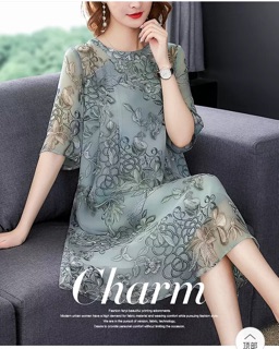 Váy đầm trung niên nữ