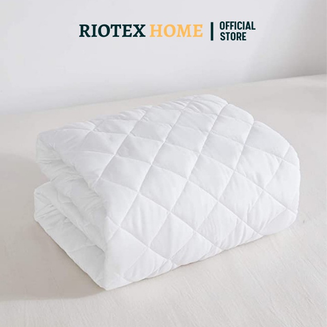 Tấm Lót Bảo Vệ Nệm - Đệm RIOTEX Vải Kate Chần Gòn Dày 7mm - Kích Thước 1m/1m2/1m4/1m6/1m8/2m