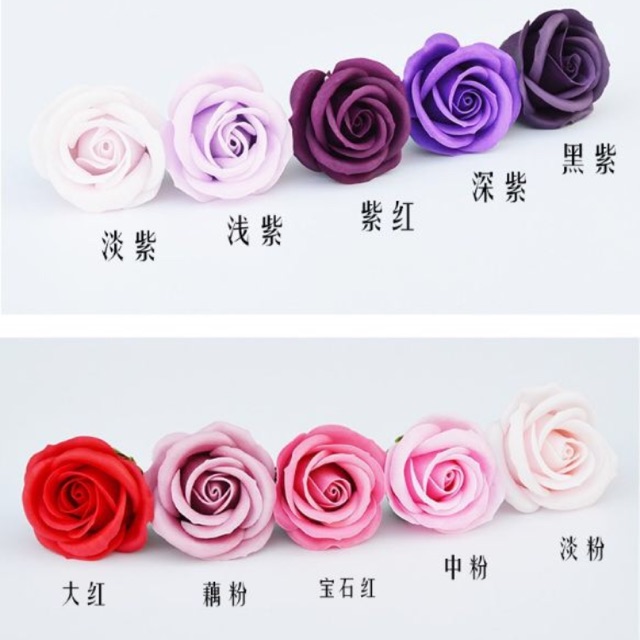 Hoa sáp 4 lớp 50 đầu bông (kho Miền Nam) bông hồng sáp thơm giá sỉ rẻ nhất