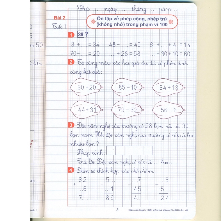 Sách - Vở ô li bài tập toán lớp 2 - Cánh Diều - kèm 1 bút chì