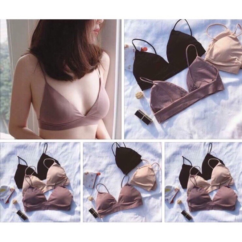 [Mã FAMARAL1 giảm 10K đơn 50K] Áo Bra cực tây hàng xuất nhật đệm mỏng mềm mịn