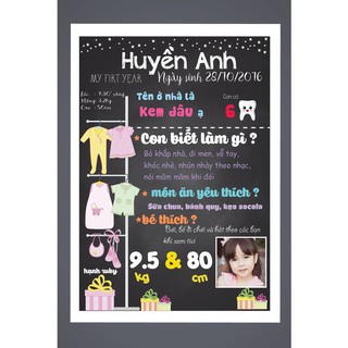 Bảng thành tích cho bé A3