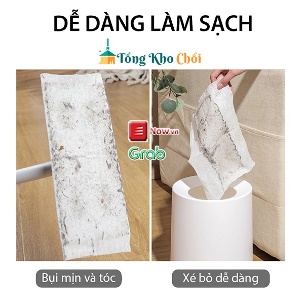 Cây lau nhà dùng 1 lần dễ dàng lắp đặt, có thể sử dụng với khăn giấy, khăn lau Pulito LS-CLN-KG