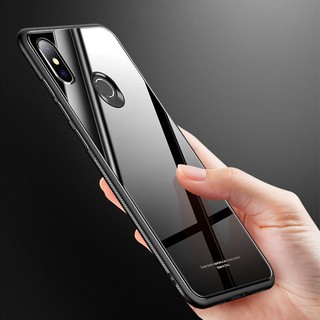 Ốp lưng kính cường lực cứng chống sốc & xước cho Xiaomi Mi Max 3