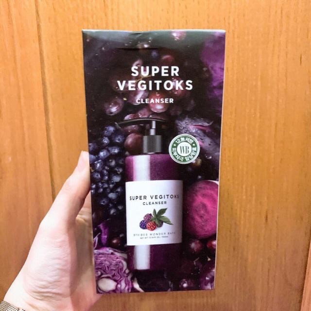 [TẶNG MINI] Sữa Rửa Mặt Rau Củ Thải Độc Super Vegitoks 300ml Mẫu Mới