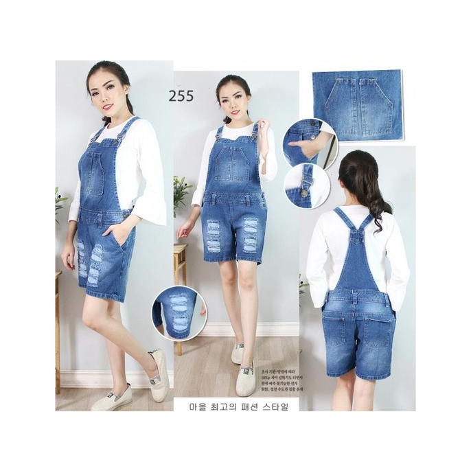 Quần Yếm Jean Dạng Rách Size Xl 2Xl 3Xl 169 Chất Lượng