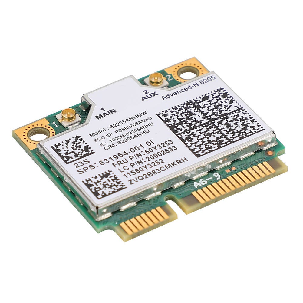 Card Mạng Không Dây 300mbps Cho Intel Wireless-N 6205 Mini Pci-E | BigBuy360 - bigbuy360.vn