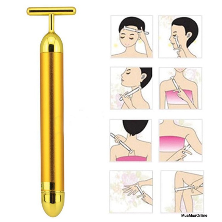Máy Massage Mặt Energy Beauty Bar (Vàng)