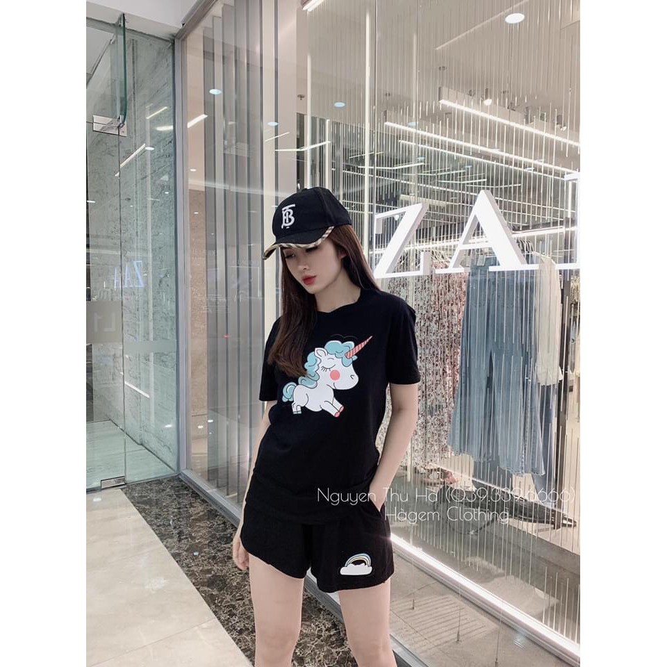 [Ảnh thật tự chụp] Đồ bộ mặc nhà thun cotton co giản thoải mái | BigBuy360 - bigbuy360.vn