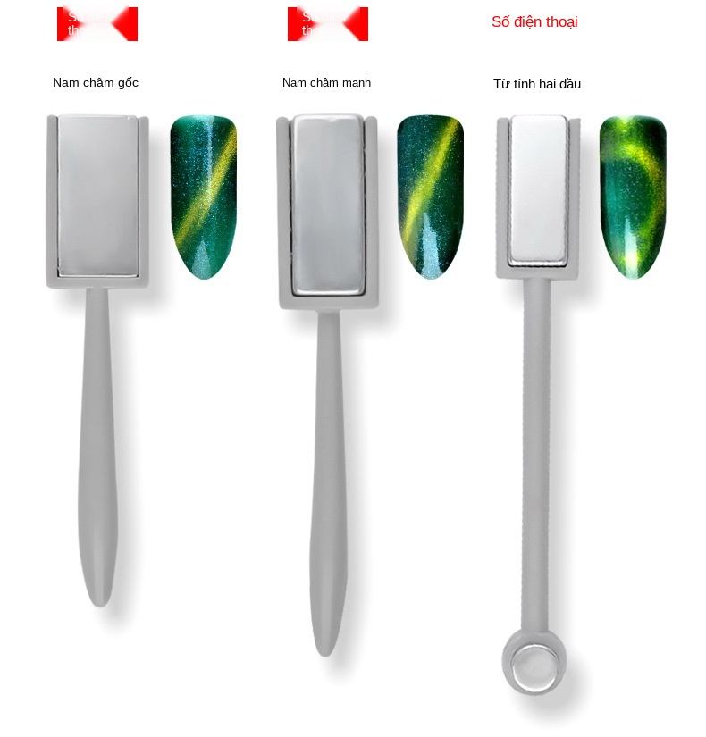 Keo Hai Đầu Nam Châm Dùng Để Hỗ Trợ Trang Trí Móng Nghệ Thuật