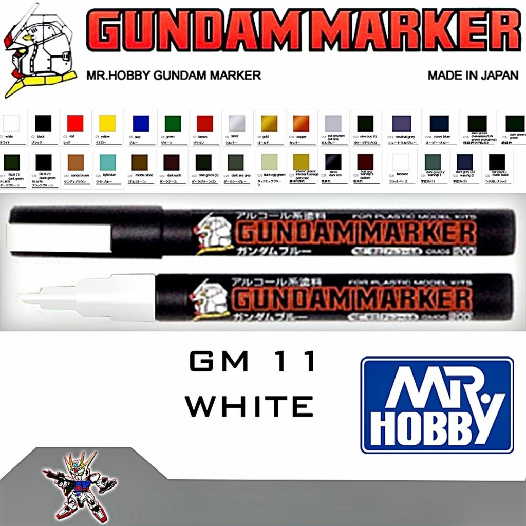 Bút kẻ lằn chìm Gunpla Mr. HOBBY GM11 Made In Japan Gundam Marker tô màu mô hình lắp ráp Gundam Bandai