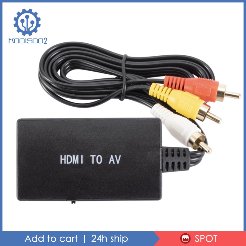 Bộ Chuyển Đổi Hdmi Sang Av Pal 1080p Koolsoo2 Cho Tv Dvd Hdtv Box