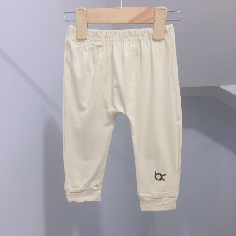 Quần dài đáy ngang cho bé sơ sinh mặc tả, bo gấu, thun lạnh từ 6kg - 19kg Bexiu Vietnam