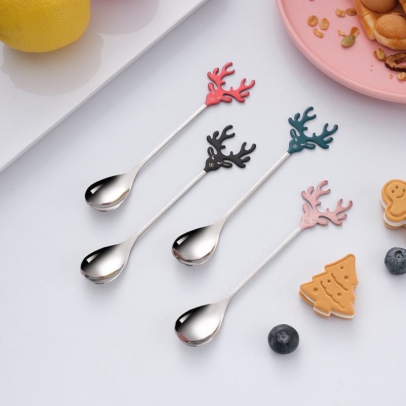 Muỗng Cà Phê Bằng Thép Không Gỉ 304 Thiết Kế Độc Đáo