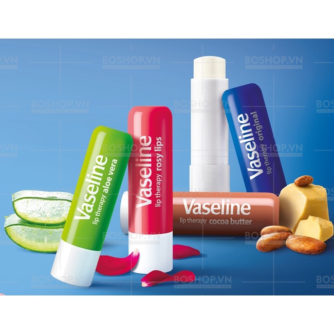 Son Dưỡng Môi Cho Môi Mềm Mại Vaseline Lip Therapy 4.8g - Mỹ
