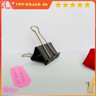 Hộp 12 chiếc Kẹp sắt đen, kẹp bướm cỡ to(41mm, 51mm)