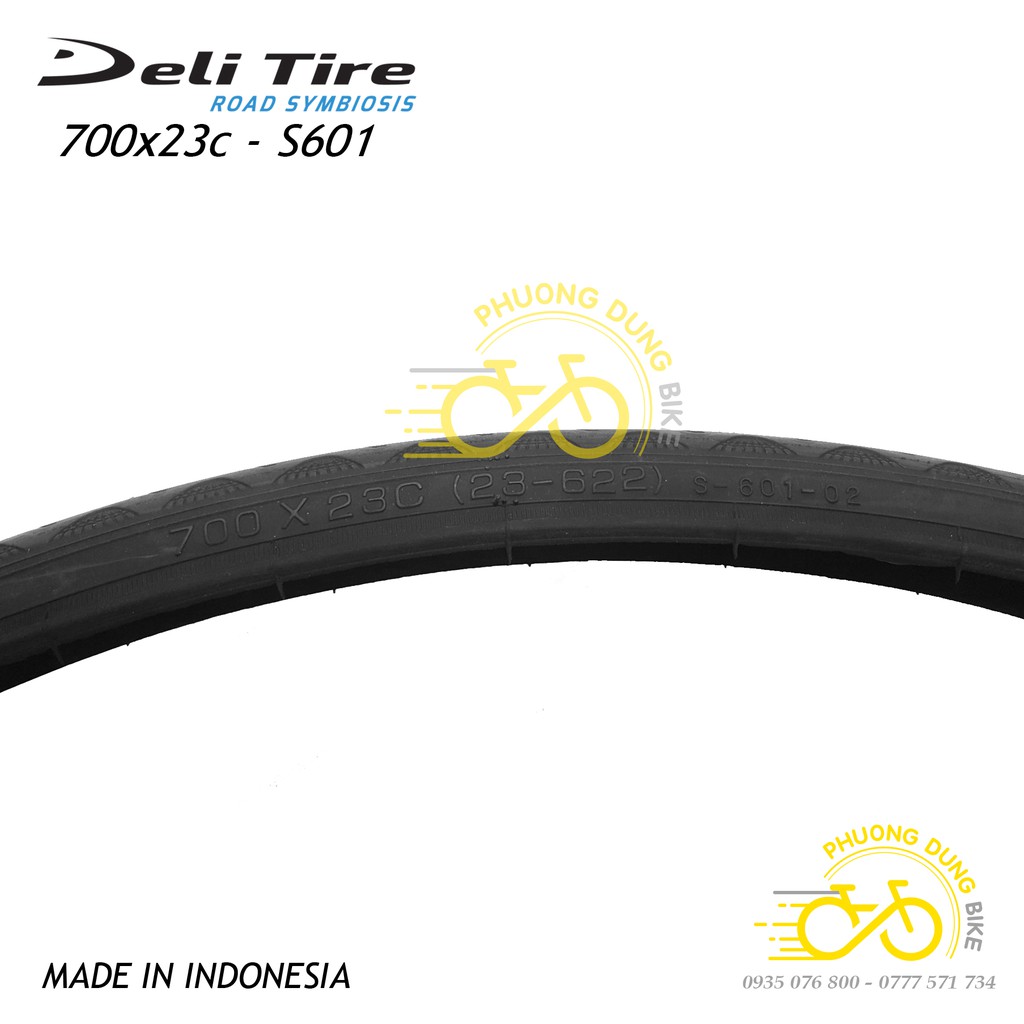 Lốp (Vỏ) xe đạp Deli Tire S601 700x23C - 700x25C - 700x28C (1 Chiếc)