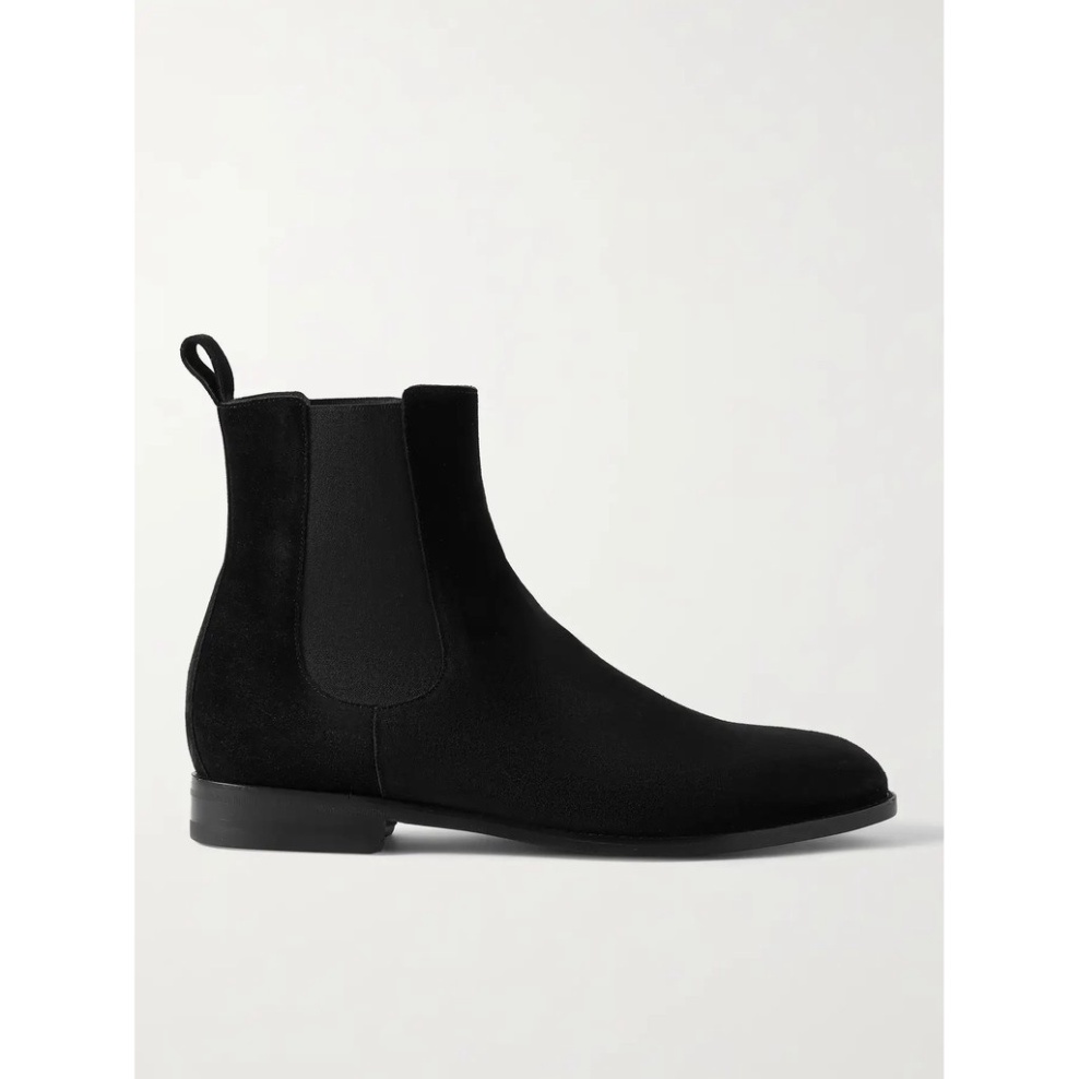 Chelsea Boots nam màu đen chất liệu da lộn thời trang | BigBuy360 - bigbuy360.vn