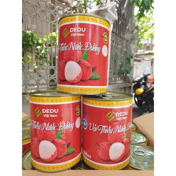 Vải hộp - Vải thiều ngâm nước đường dùng làm trà vải siêu ngon