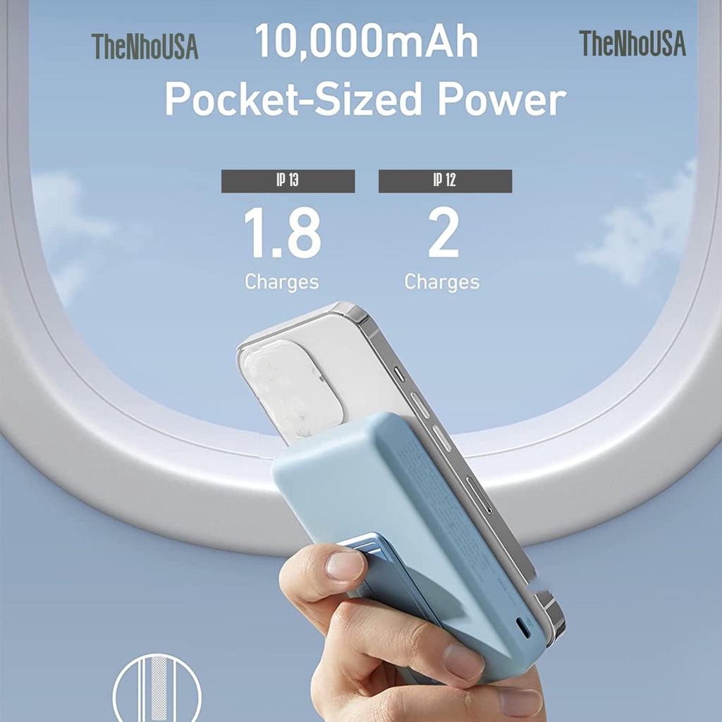 Pin dự phòng không dây Anker MagGo 633 Magetic Battery PD/PPS/QC A1641 10000mAh