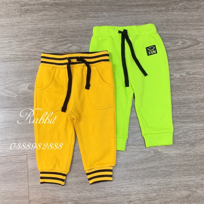 Quần jogger nỉ Geejay