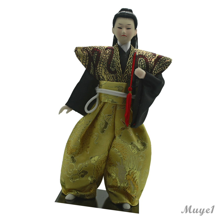 Đồ trang trí Búp Bê Samurai Mặc Kimono 12inch 30cm