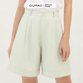 Quần short xếp ly GUMAC QB307