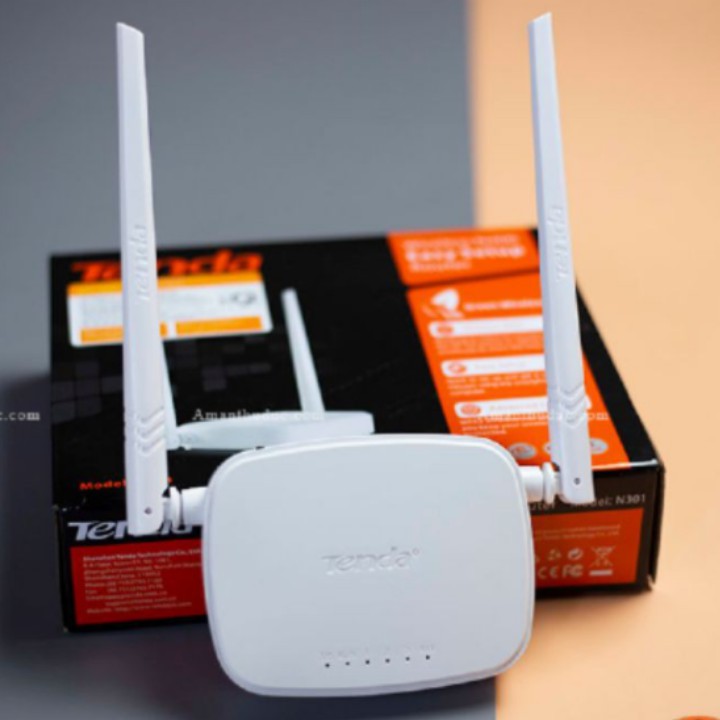 Bộ phát wifi Tenda N301 - Router wifi phát wifi, có chức năng kích sóng không dây