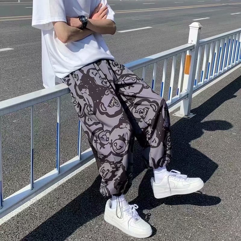 Quần dài ống rộng phong cách năng động trẻ trung dành cho nam