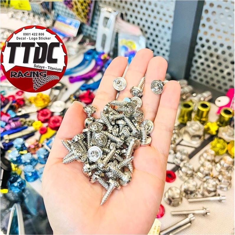 Ốc Salaya 4li Xoắn Dù Thái V3 gắn dàn áo Honda ✌