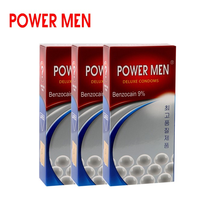 Bao cao su Power Men Ngọc Trai Cao Cấp, bao cao su bi gân gai kéo dài thời gian quan hệ