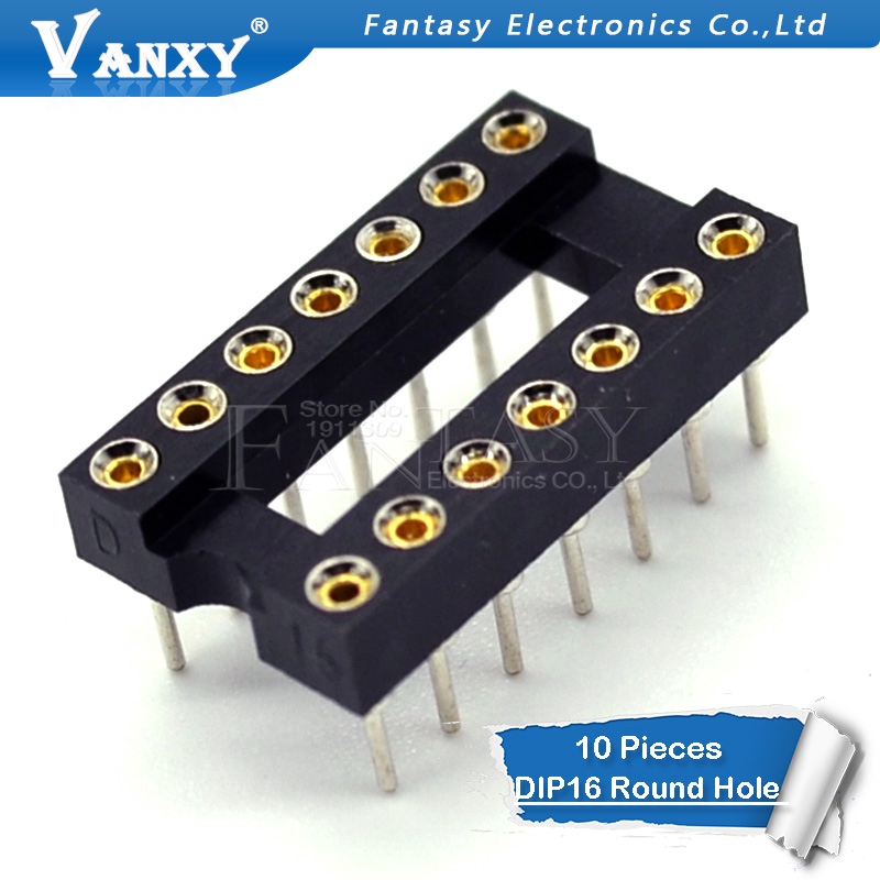 Set 10 Linh Kiện Điện Tử Dip-16 16 Pin 2.54mm Dip 2.54 Dip16 Ic