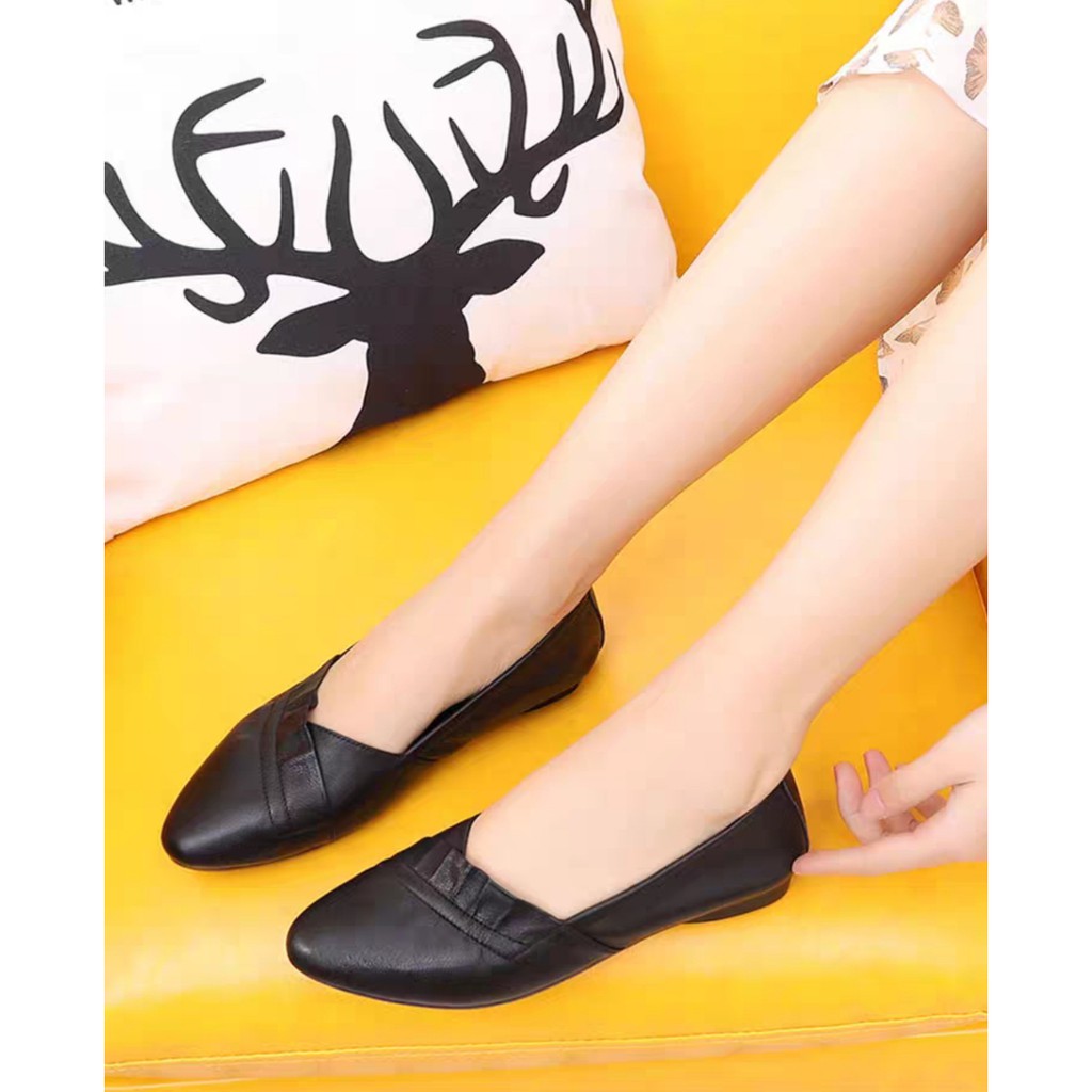 Giày búp bê viền bèo thoải mái đi mưa | BigBuy360 - bigbuy360.vn