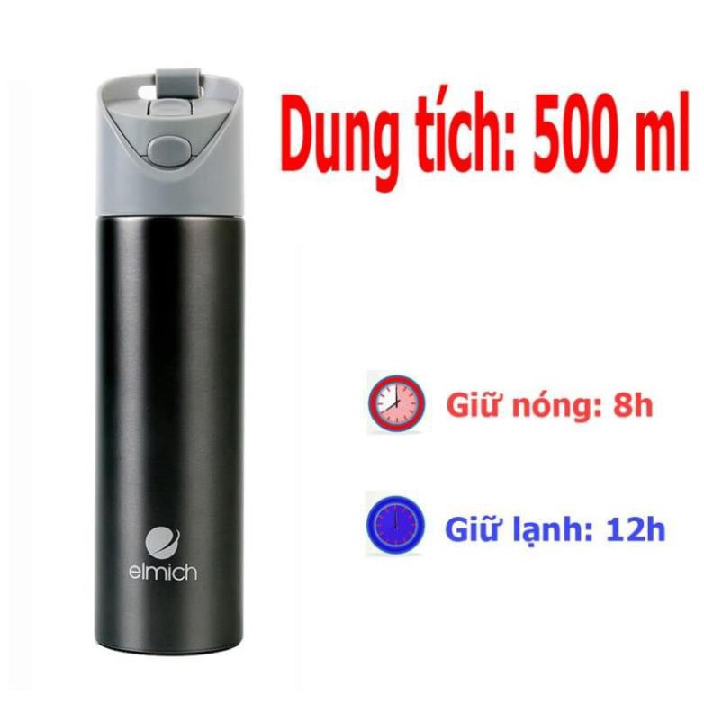 Bình giữ nhiệt Inox 304 3 lớp, dung tích 500ml ElmichEL-2967