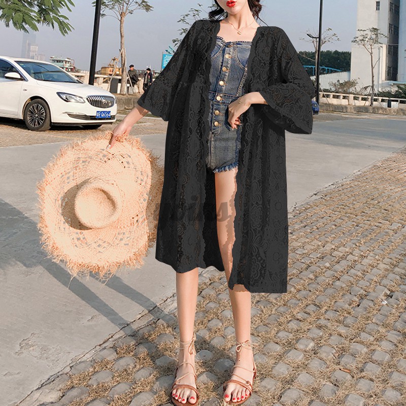 Áo Khoác Ren Đi Biển Thời Trang Cho Nữ | BigBuy360 - bigbuy360.vn