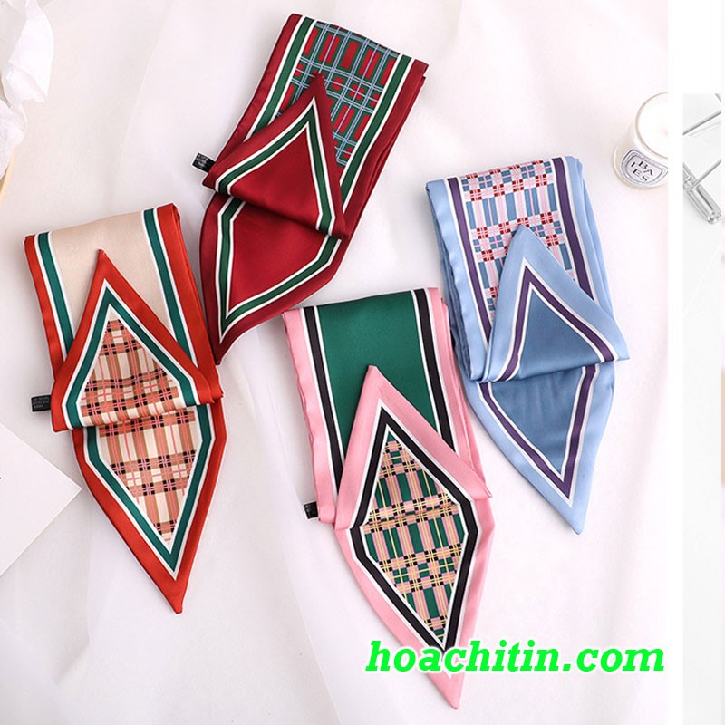 TURBAN THẮT NƠ MẪU CARO CỰC XINH