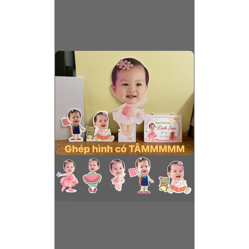 Chibi Để Bàn Sinh Nhật Cho Bé