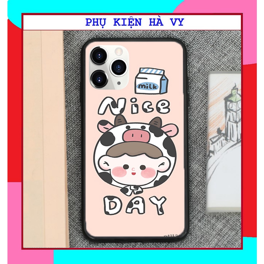 Ốp lưng iphone hình bò,khủng long nhám viền đen 5/5s/6/6plus/6s/6splus/7/7plus/8/8plus/x/xr/xs/11/12/pro/max/plus/promax