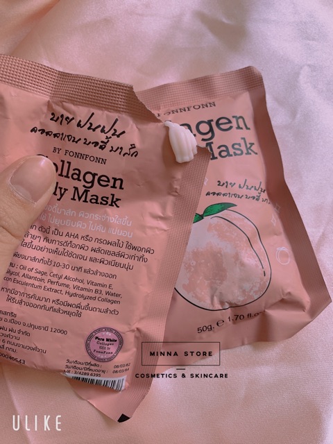 KEM Ủ TRẮNG DA TRÁI ĐÀO COLLAGEN BODY MASK BY FONNFONN | BigBuy360 - bigbuy360.vn