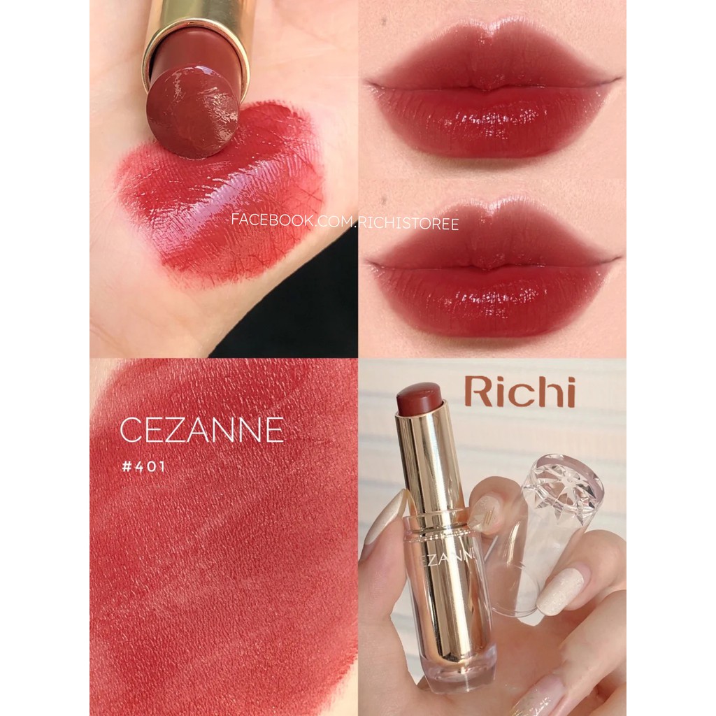 Son Cezanne Lasting Lip Gloss 101 105 504 401 (có sỉ)