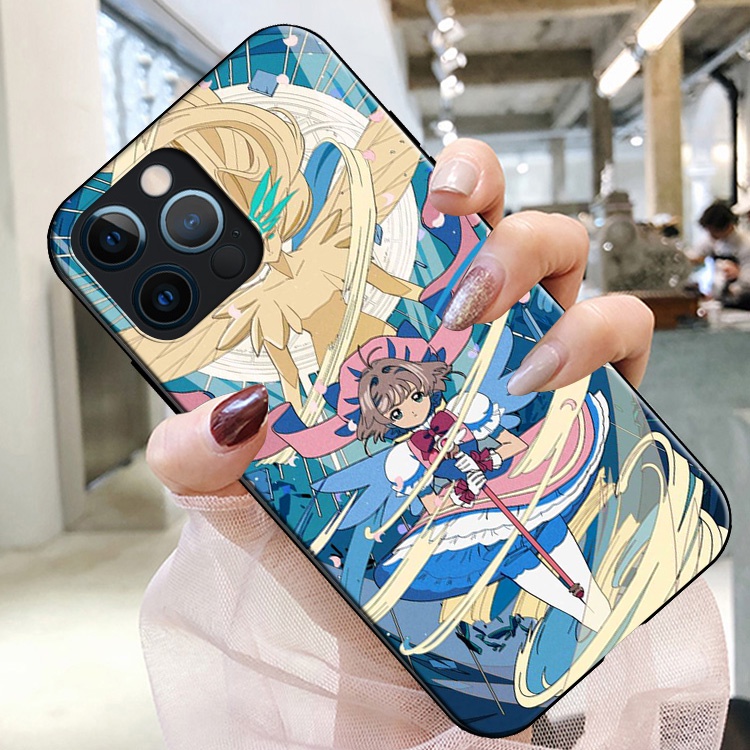 Ốp Điện Thoại Dẻo Họa Tiết Hoạt Hình Thủ Lĩnh Thẻ Bài Sakura Cho Samsung Galaxy S22 Plus Note 20 Ultra 10 9 8 Plus Lite WR107