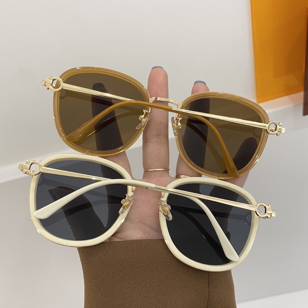 Kính Mát Gọng Tròn Chống Tia UV Phong Cách Vintage Hàn Quốc Sự Bảo Vệ