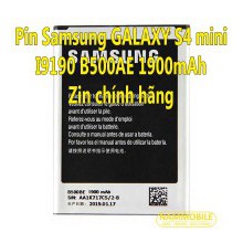 Pin Samsung GALAXY S4 mini I9190 B500AE 1900mAh Zin chính hãng.