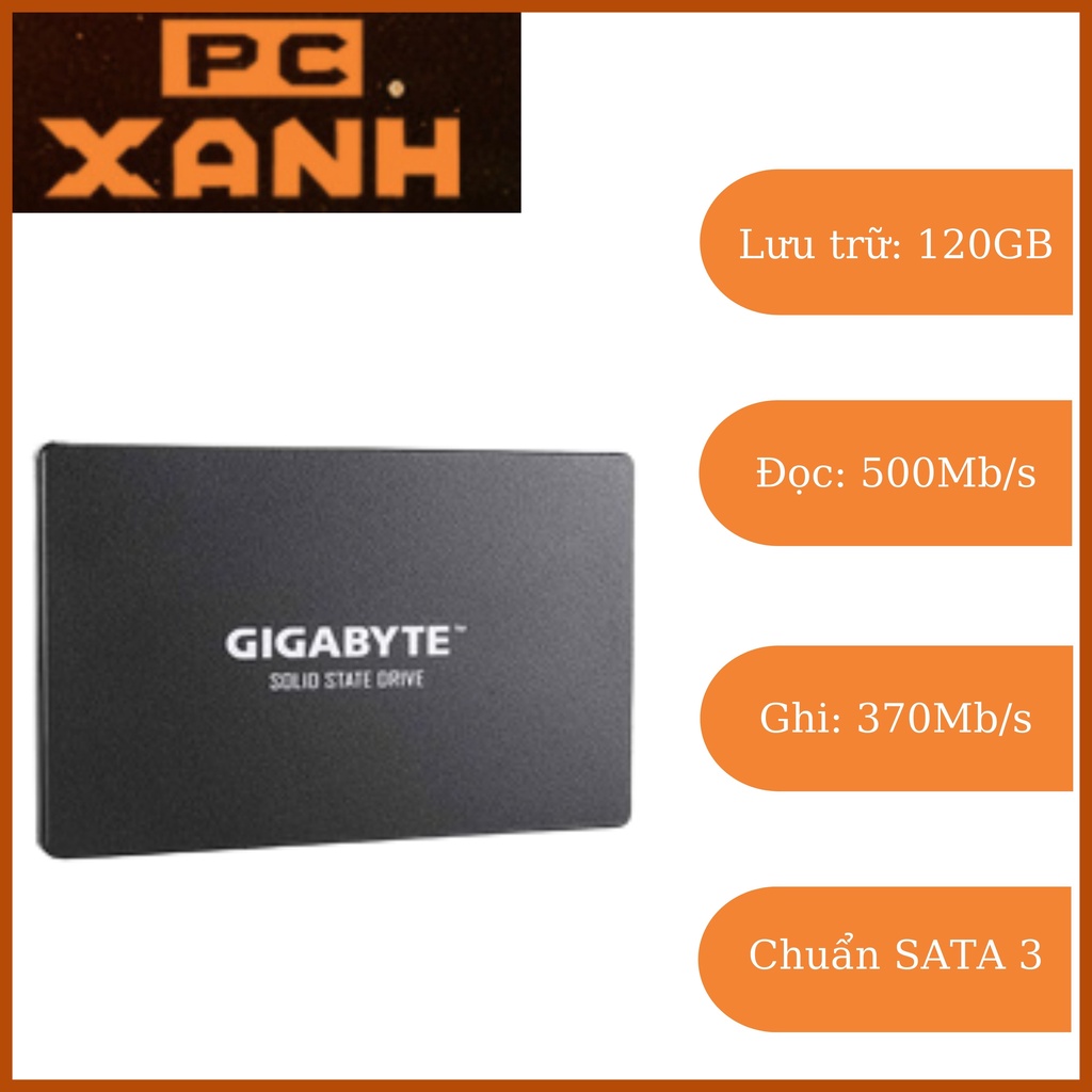 Ổ cứng SSD gigabyte 120GB SATA III chính hãng chất lượng giá rẻ bảo hành 36 tháng | BigBuy360 - bigbuy360.vn