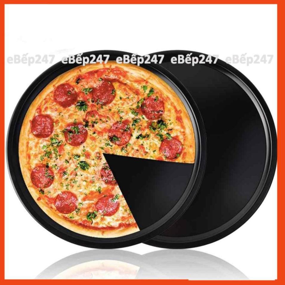 Khay nướng pizza chống dính chất liệu thép carbon cao cấp siêu bền đẹp - eBếp247